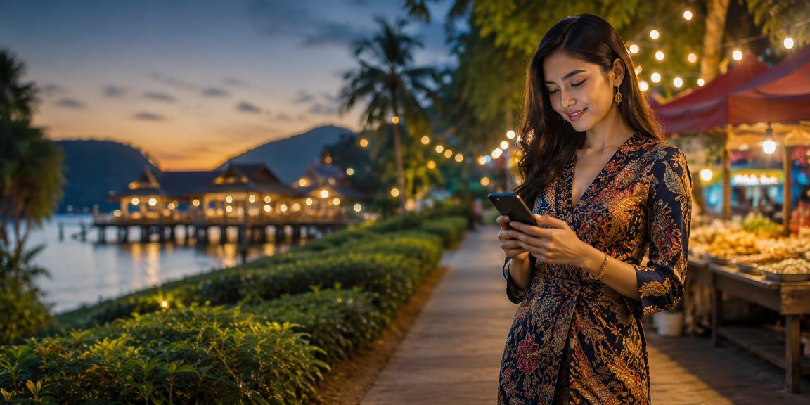 Kasino mudah alih batik Langkawi pada peranti Android spinner77